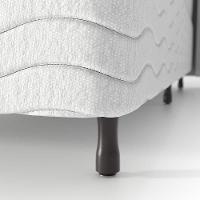 Base Box King Size Probel Amsterdã com 38 X 96 X 203 cm – Branco - 2