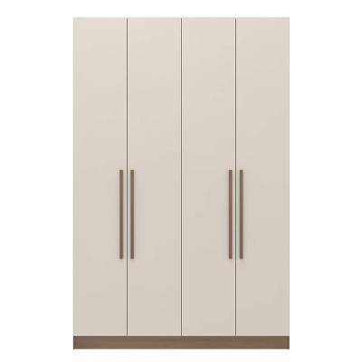 Guarda-Roupas Casal Bartira Lugano 4 Portas de Bater 3 Gavetas Internas MDP - 148cm de Largura