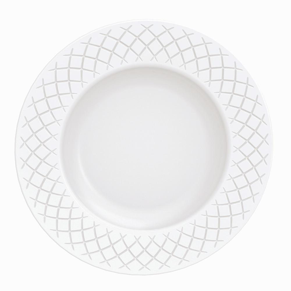 Aparelho de Jantar 20 Peças Tramontina Ingrid em Porcelana Decorada - Branco - 6