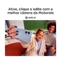 Smartphone Motorola Edge 50 Fusion 5G Ligth Blue com Snapdragon, 256GB, Sony AI Camera, 8GB + 8G de RAM Boost, Tela 6.7", IP68 e NF - 9