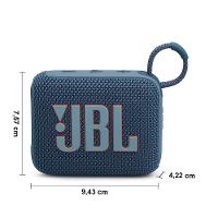 Caixa de Som Portátil JBL GO 4 com 4,2 W RMS, Bluetooth 5.3 e Resistência à Água IP67 - Azul - 8