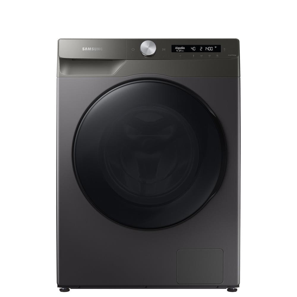 Lava e Seca Samsung 13Kg Smart WD13T504 3 em 1 com Ecobubble e AirWash - Inox - 1