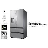 Geladeira Smart Samsung Frost Free French Door RF27 com SpaceMax e All Around Cooling 576L - Inox - 8