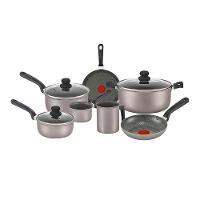 Conjunto de Panelas 7 Peças Rochedo Imusa Talent com Antiaderente Tefal - Cinza - 1