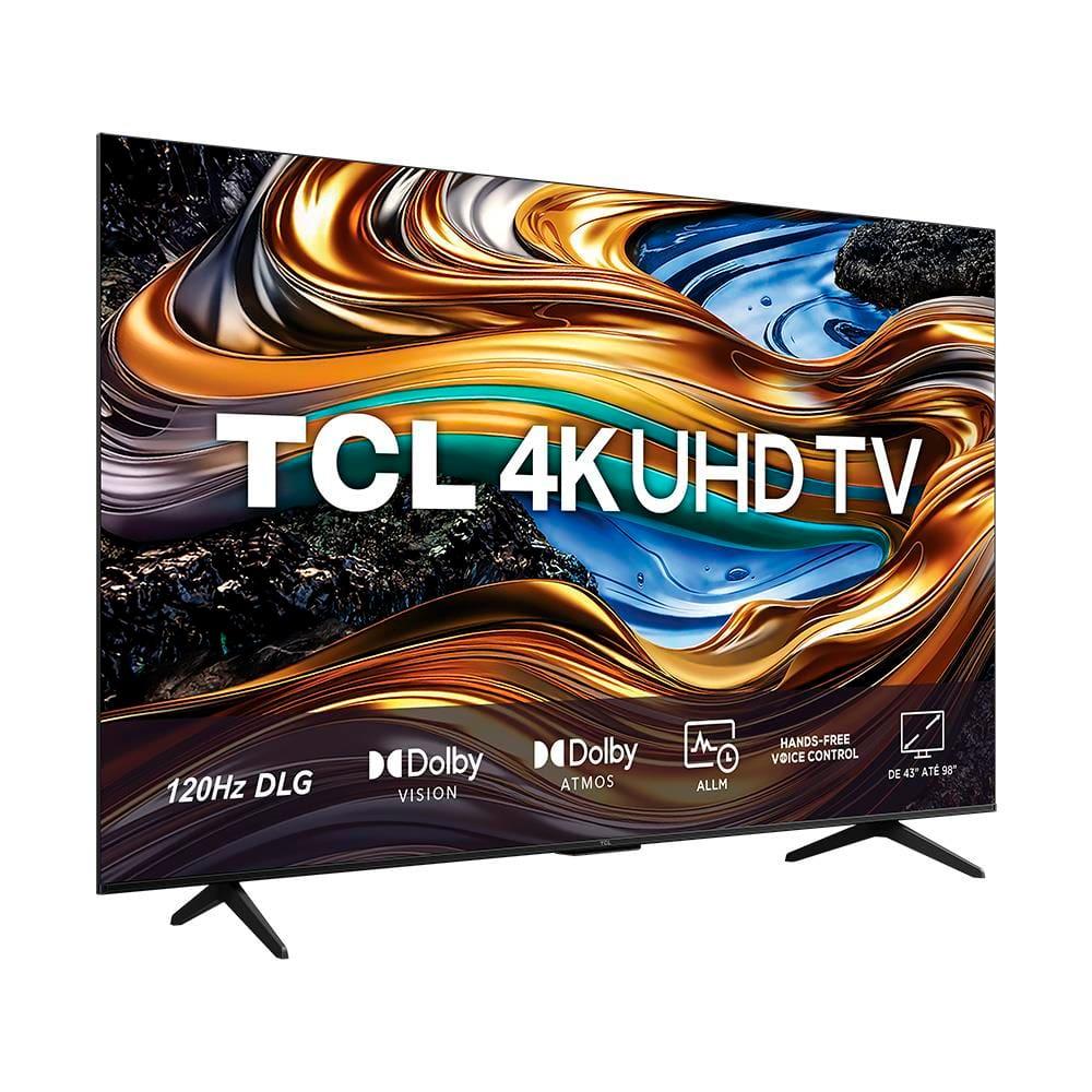 Smart TV 75” 4K UHD TCL 75P755 com Processador AIPQ, Google TV, Wi-Fi, Bluetooth, Google Assistente, Dolby Vision e Atmos - 3