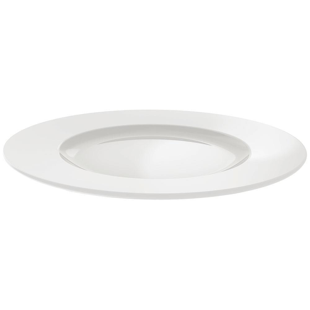 Conjunto com 6 Pratos Rasos Tramontina Maria Augusta em Porcelana 28 cm - Branco - 3