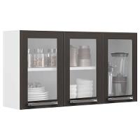 Armário Aéreo Triplo Itatiaia Florença com 3 Portas e 2 Prateleiras - 105cm de largura - 1