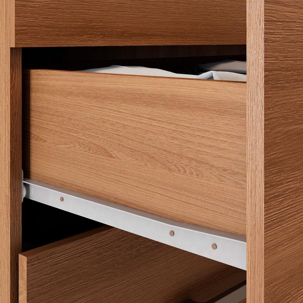 Guarda-Roupa Demóbile Mônaco com 4 Portas, 6 Gavetas e Espelho - 195cm de largura - 5