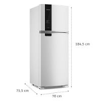Geladeira Brastemp Duplex BRM55FB Frost Free com Painel Click Black e Turbo Freezer 463L – Branca - 9