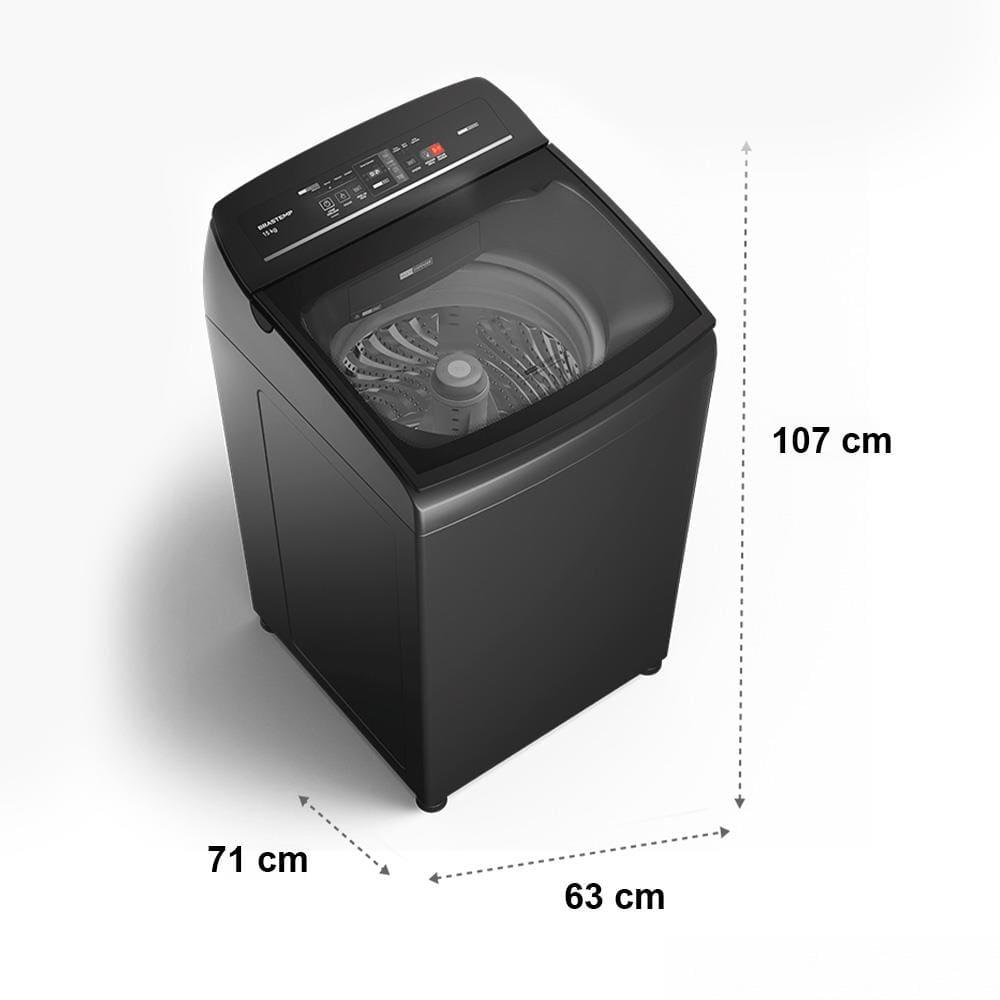 Lavadora de Roupa Brastemp 15kg BWT15A9 com SmartSensor e Ciclo Tira Manchas Advanced – Cinza - 7