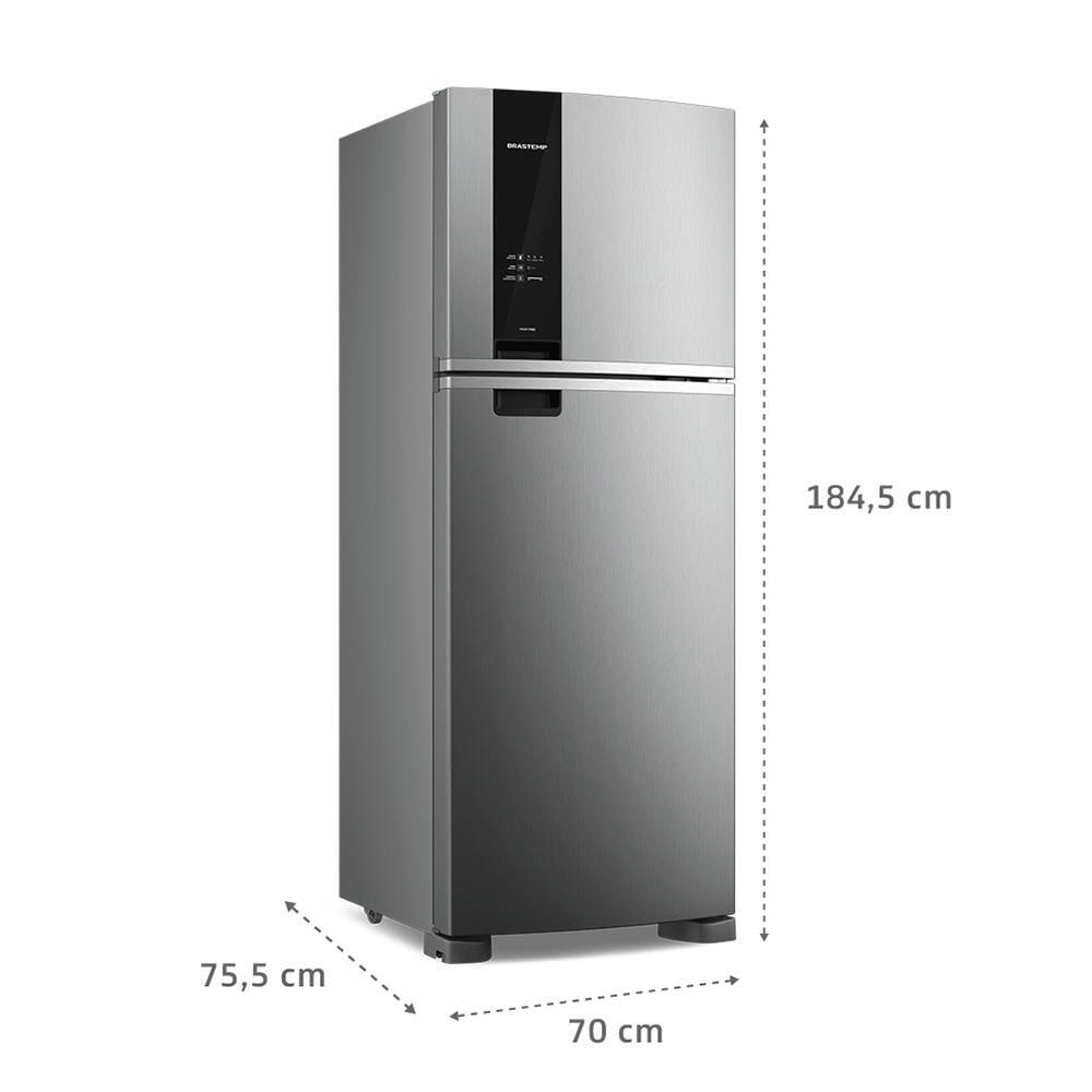 Geladeira Brastemp Duplex BRM55FK Frost Free com Painel Click Black e Turbo Freezer 463L – Inox - 9