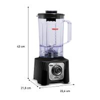Liquidificador Arno Power Max LN65 Comfort Control 15 Velocidades 1400W - Preto - 9