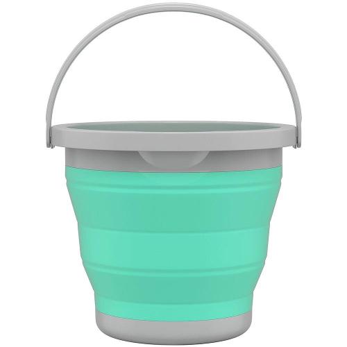 Balde Retrátil FlashLimp 5L - Verde Água