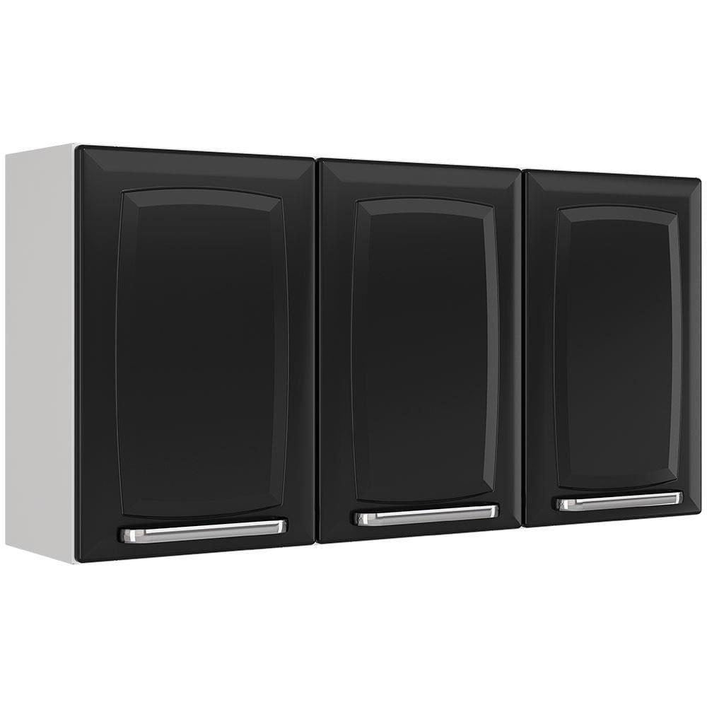 Armário Aéreo Triplo Itatiaia Luce com 3 Portas e 2 Prateleiras - 105cm de largura - 2