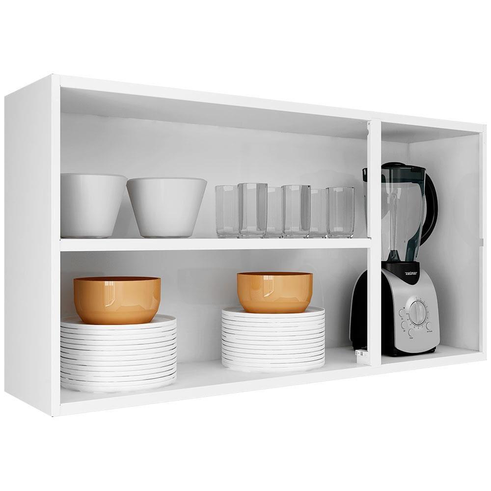 Armário Aéreo Triplo Itatiaia Luce com 3 Portas e 2 Prateleiras - 105cm de largura - 3