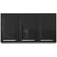 Armário Aéreo Triplo Itatiaia Luce com 3 Portas e 2 Prateleiras - 105cm de largura - 1