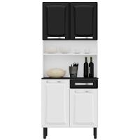 Cozinha Compacta Itatiaia Pratika com 4 Portas, 1 Gaveta e 5 Prateleiras - 80cm de largura