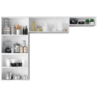 Cozinha Compacta Itatiaia Rose com 7 Portas e 6 Prateleiras - 245cm de largura - 2