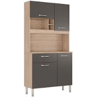 Cozinha Compacta Demóbile Malta com 4 Portas e 1 Gaveta - 91 cm de Largura