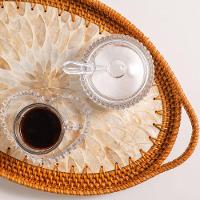 Conjunto com 4 Xícaras e Pires para Chá Wolff Pearl em Cristal - 180 ml - 7