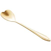 Conjunto de Colheres para Chá Wolff Heart em Aço Inox Dourado - 4 Peças - 2
