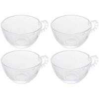 Conjunto com 4 Xícaras para Chá Wolff Pearl em Cristal - 180 ml - 1