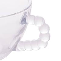 Conjunto com 4 Xícaras para Chá Wolff Pearl em Cristal - 180 ml - 6
