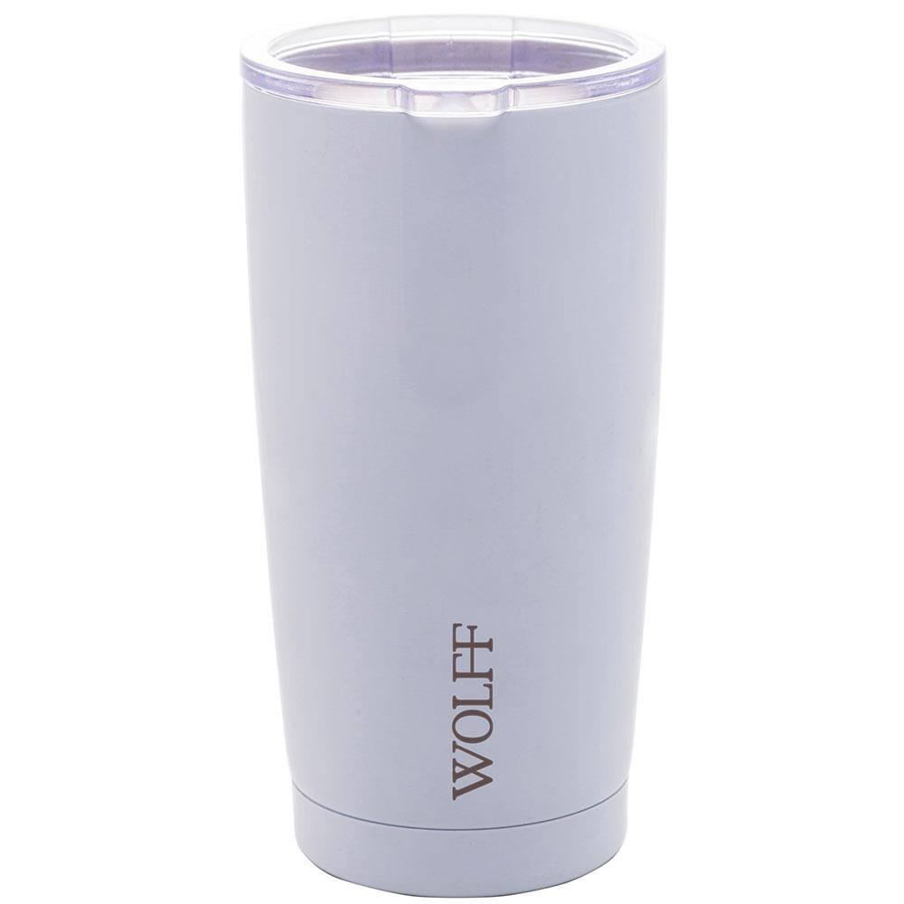 Copo Térmico Wolff 28901 com Tampa e Parede Dupla Branco - 600 ml - 2