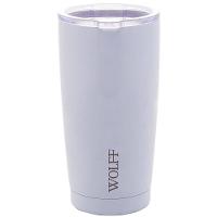 Copo Térmico Wolff 28901 com Tampa e Parede Dupla Branco - 600 ml - 2