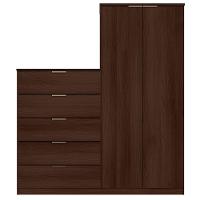 Cômoda Sapateira Bartira Roma com 2 Portas e 5 Gavetas - 122cm de largura - 2