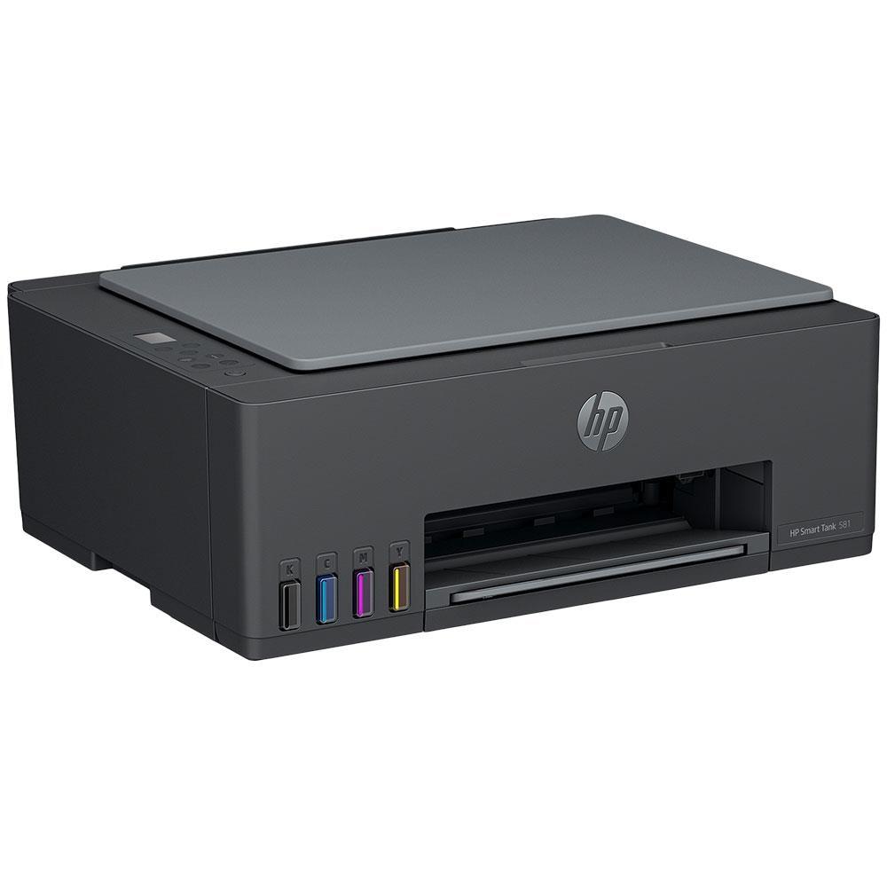 Impressora Multifuncional HP Smart Tank 581 Tanque de Tinta Colorida Wi-Fi (4A8D5A) - Impressora, Copiadora e Scanner - 3