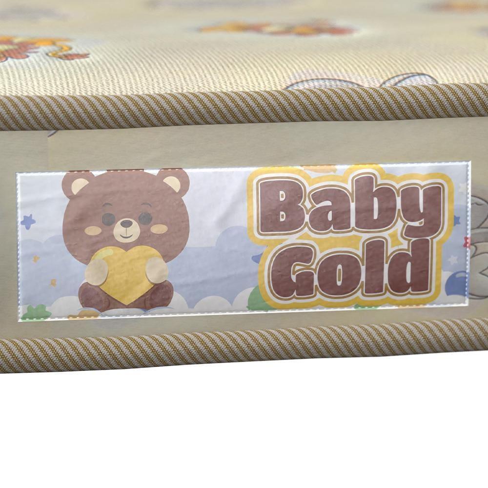 Colchão Infantil Probel Gold Am Animal Baby com Espuma D18 10x68x148 – Amarelo - 4