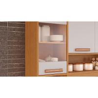 Cozinha Compacta Itatiaia Nápoles com 8 Portas, 3 Gavetas e 9 Prateleiras - 220cm de largura