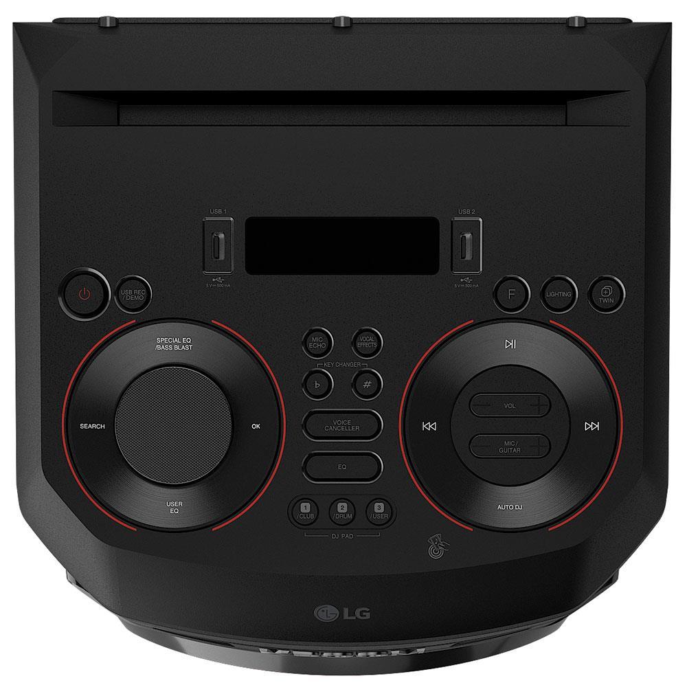 Torre de Som LG XBOOM RNC9 com Bluetooth, Karaokê, Entradas de Microfone, Guitarra e Alto-falantes Duplos - 5
