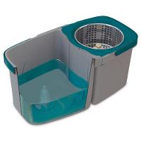 Mop Giratório Duas Águas Fit Flashlimp MOP7504 - Cinza/Verde Esmeralda - 2