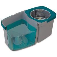 Mop Giratório Duas Águas Fit Flashlimp MOP7504 - Cinza/Verde Esmeralda - 3