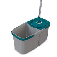 Mop Giratório Duas Águas Fit Flashlimp MOP7504 - Cinza/Verde Esmeralda - 7