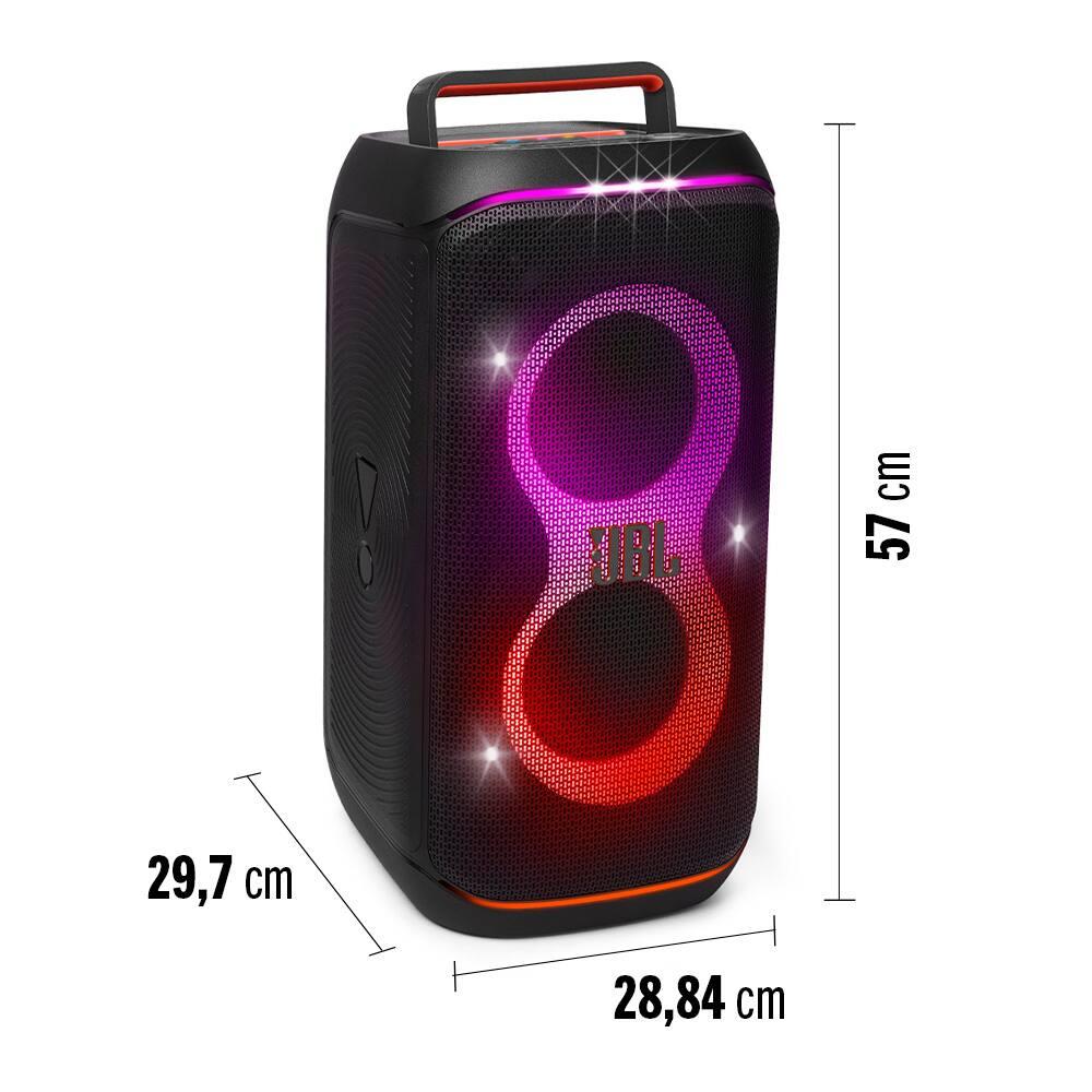 Caixa de Som JBL Partybox 120 com 160W RMS, Bluetooth 5.4, Alça Dobrável e Resistência a Água IPX4 – Preto - 9