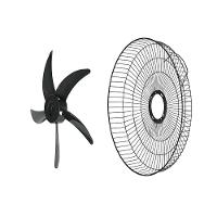 Ventilador de Parede 50cm Mondial Turbo Pro NVP com 5 Pás, 3 Velocidades - Preto - 6