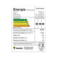 Ventilador de Parede 50cm Mondial Turbo Pro NVP com 5 Pás, 3 Velocidades - Preto - 7