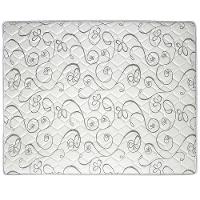 Cama Box Conjugada Casal Herval Roma Ortopédico Espuma D20 e Tecido Poliéster 53x138x188cm - Marrom/Bege/Branco - 6