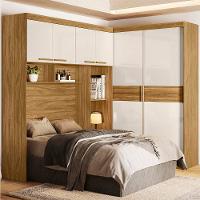 Guarda-roupa Modulado Casal Moval Florença com 6 Portas, 5 Gavetas, 7 Prateleiras e 242cm de Largura - 5