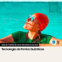 Smart TV 75" QLED 4K Samsung QN75Q70DAGXZD com Pontos Quânticos, Upscaling, Gaming Hub, Design AirSlim, Alexa built in e Painel até 120Hz