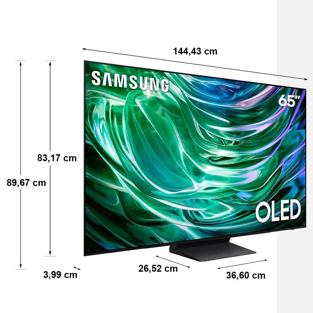 Smart TV 65" OLED 4K Samsung QN65S90DAEXZD Mini LED com Design LaserSlim, A,I Energy Mode Dolby Atmos®, Alexa Built in e Painel até 144hz - 9