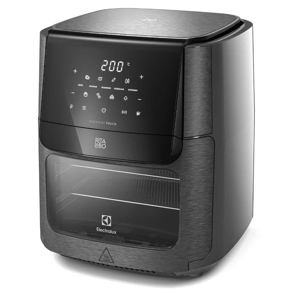 Fritadeira Elétrica Air Fryer Oven Electrolux EAF90 Experience Digital Rita Lobo 12L Grafite - 2