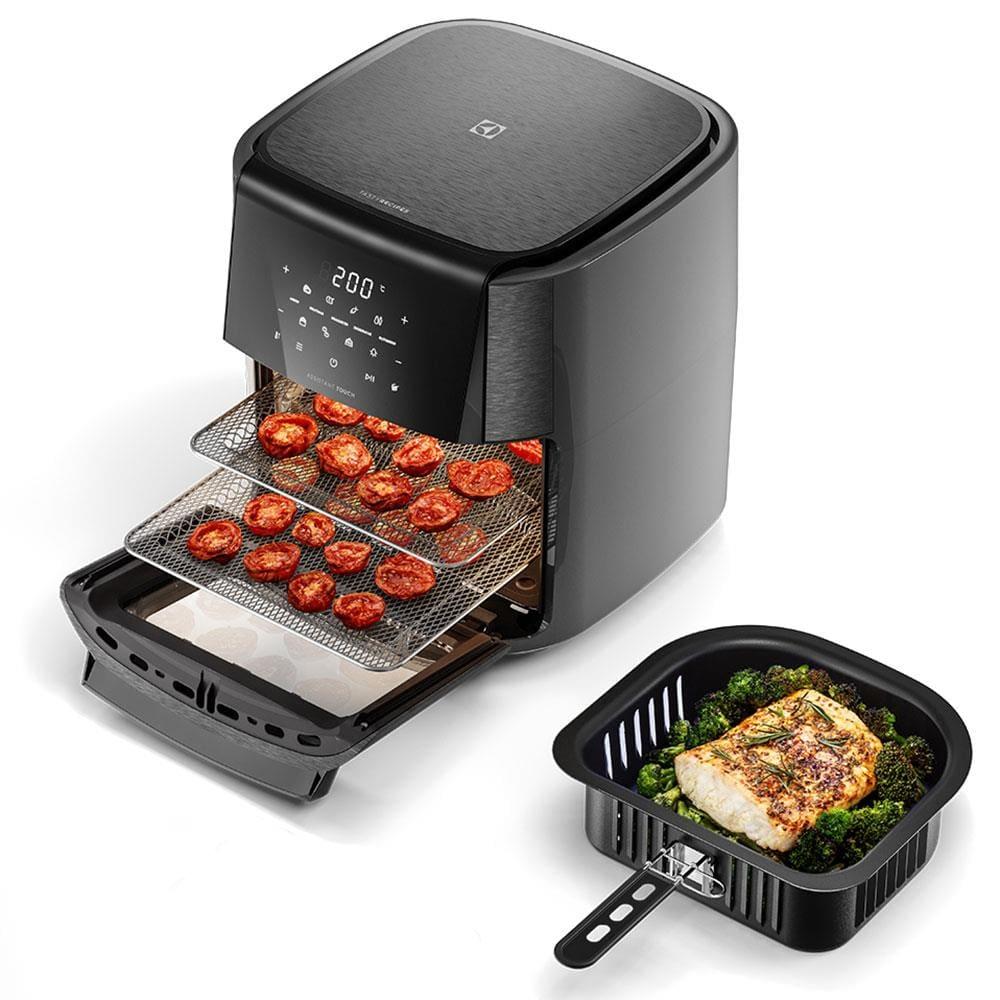 Fritadeira Elétrica Air Fryer Oven Electrolux EAF90 Experience Digital Rita Lobo 12L Grafite - 5