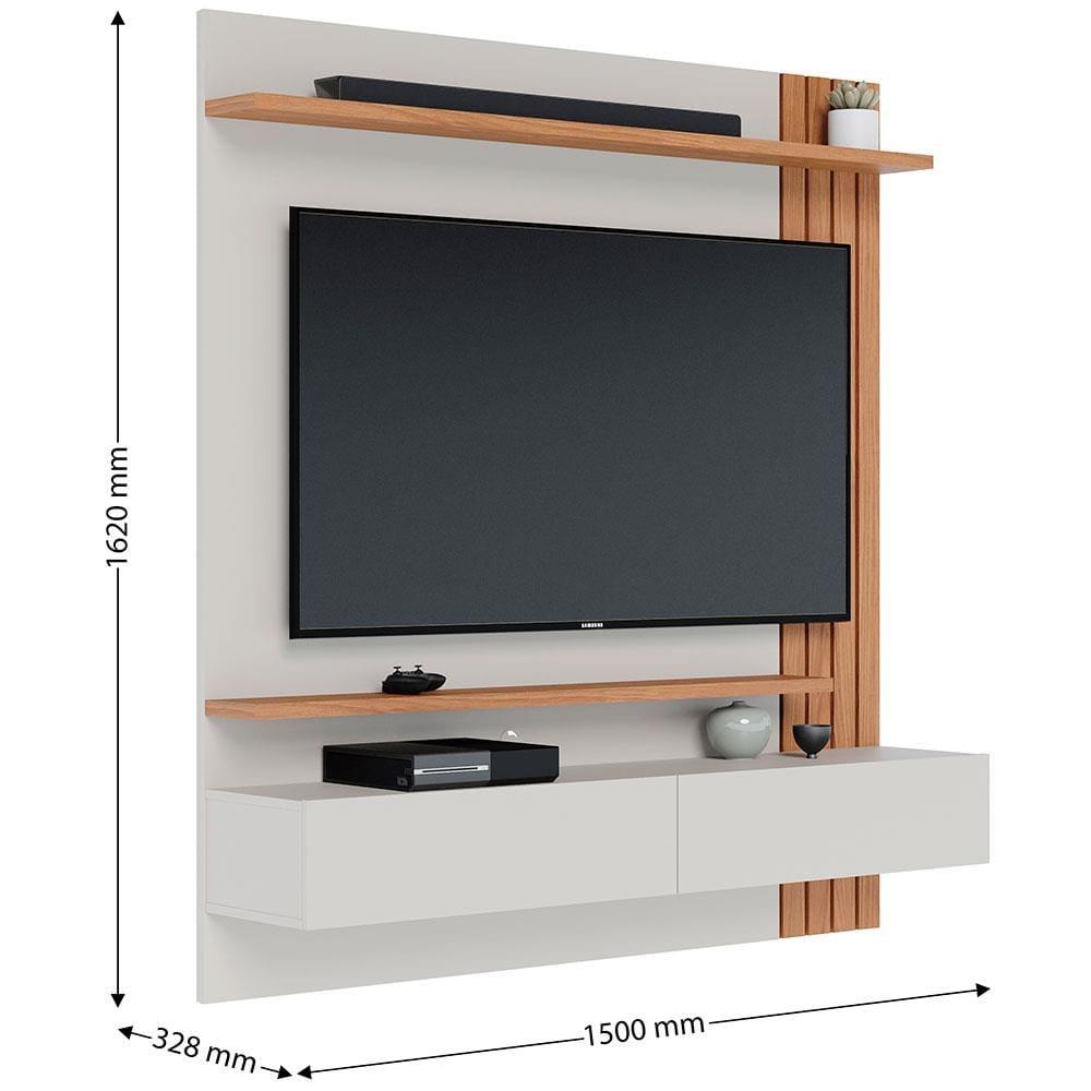 Painel Home Suspenso Colibri Juriti com 150 cm de Largura, Ideal para TV de Até 65” - 8