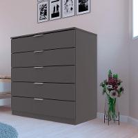 Cômoda Bartira Diplomata com 5 Gavetas e 90 cm de Largura - 2