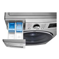 Lava e Seca LG 18Kg/10Kg com Inteligência Artificial AI DD™ e Wi-Fi WD18SV2S6B – Inox Look