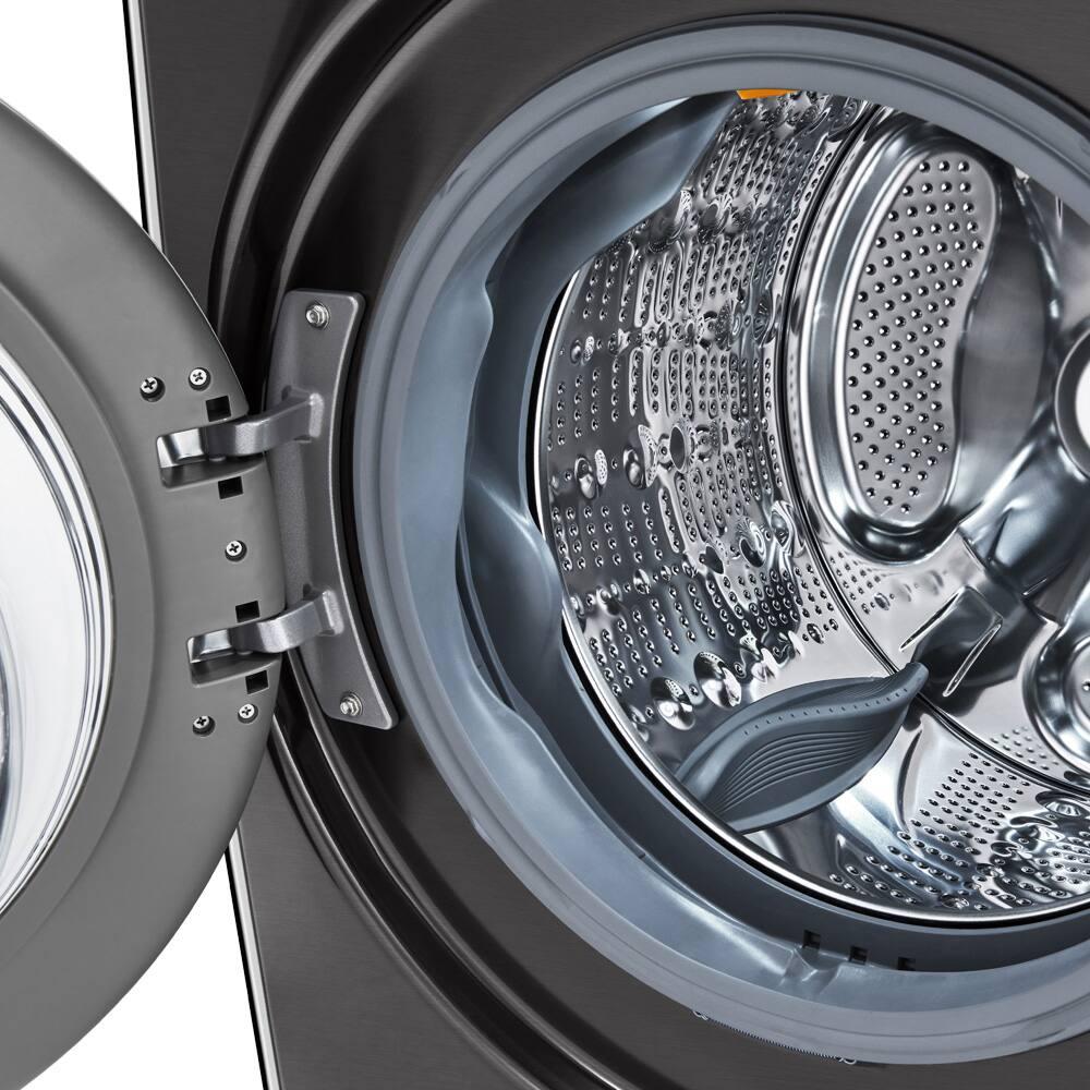 Lava e Seca LG 18Kg/10Kg com Inteligência Artificial AI DD™ e Wi-Fi WD18BV2S6B – Black Inox - 5